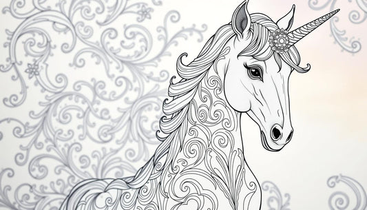 Developing Fine Motor Skills with Intricate Unicorn Designs