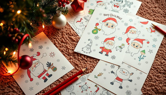How Christmas Coloring Pages Boost Creativity and Focus in Kids
