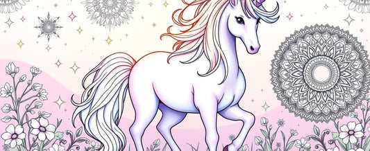 Unicorns with Flowers, Stars, or Mandalas? Finding the Perfect Themed Coloring Page