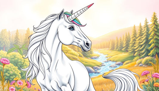 The Joy of Finishing a Unicorn Coloring Page: Displaying Your Art