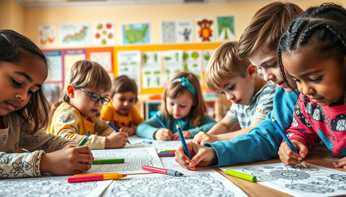 Colouring Book Pages: Unlock Your Child's Artistic Talent.