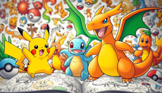 From Starter to Champion: A Pokemon Coloring Journey