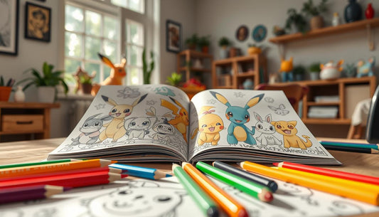 Designing Your Own Pokemon Trainer and Team Through Coloring