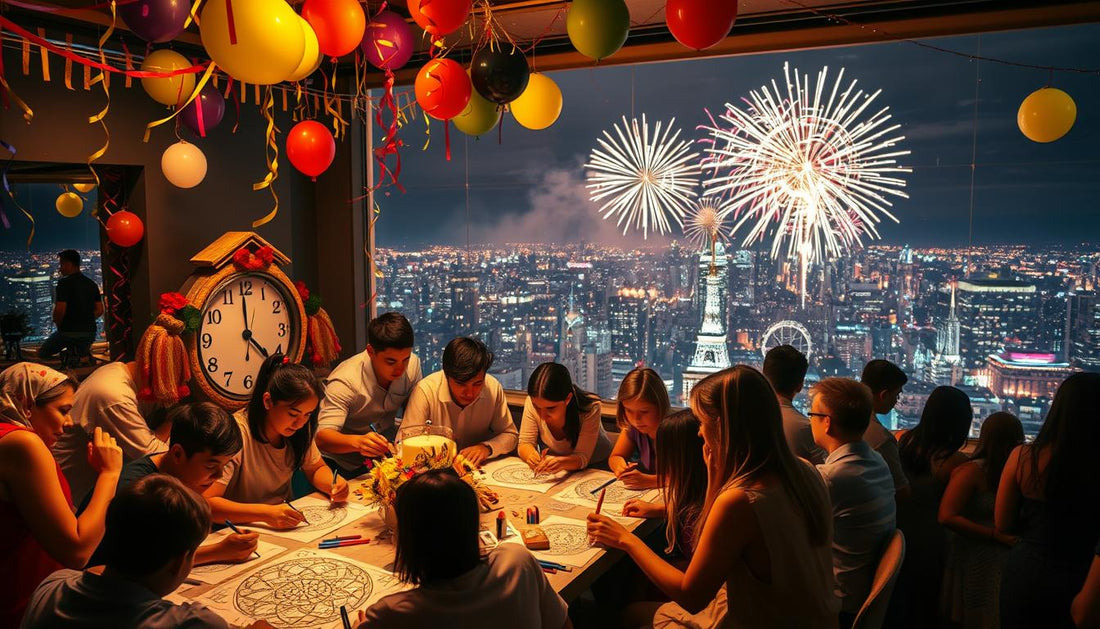 Ringing in the New Year: Fun & Festive New Year Coloring Pages