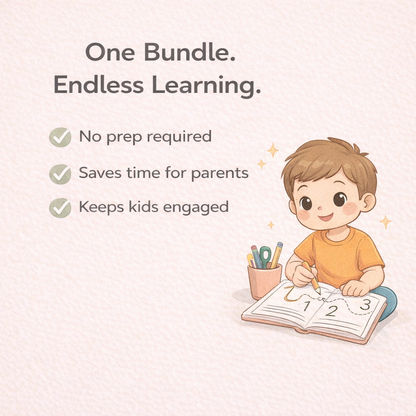 33,500 Kids Learning Resources Bundle | Done-For-You Educational Worksheets | Classroom & Homeschool Activity