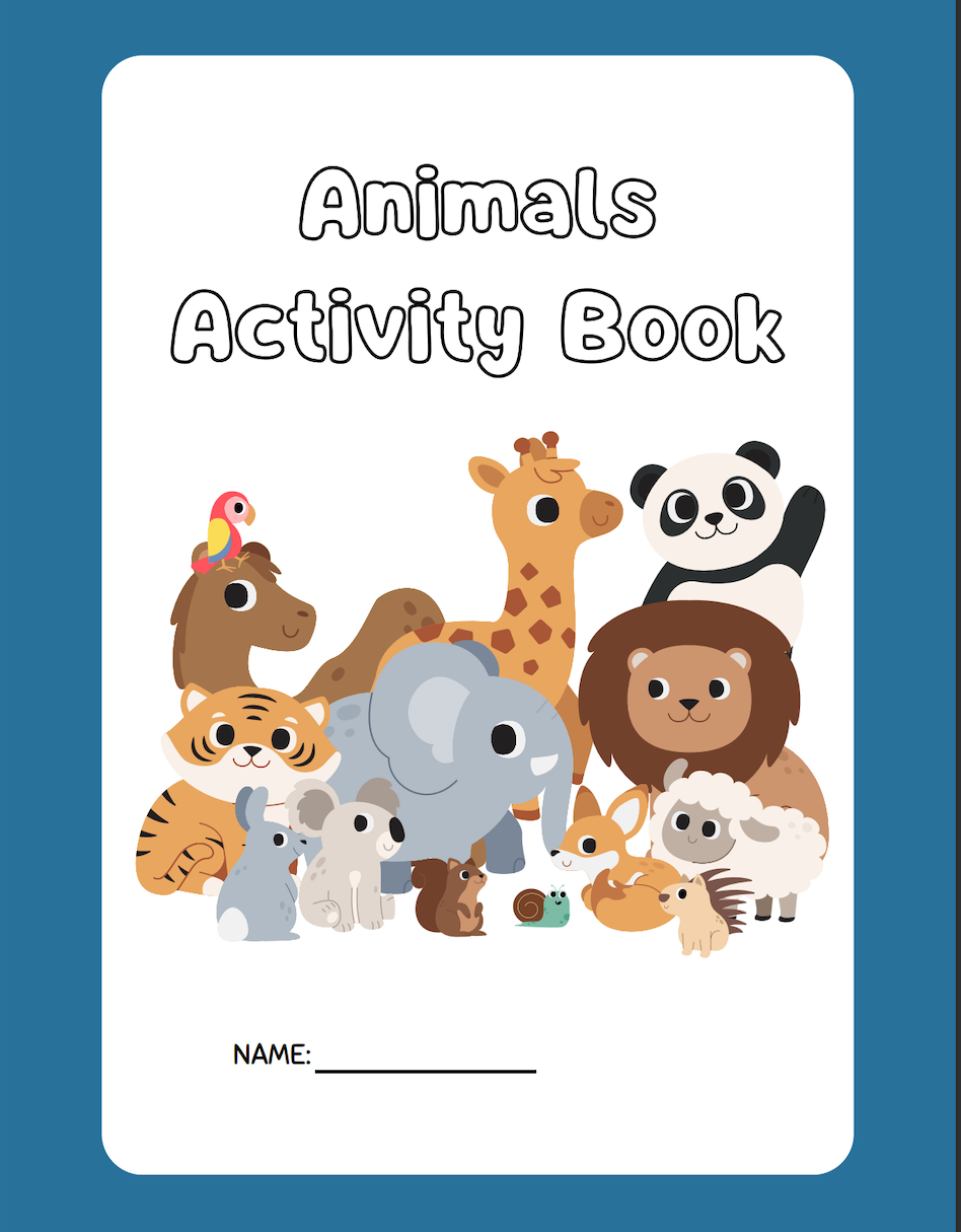 🐾 Roar into Creativity: The Kidsdigitaldownload.com FUN Animal Activity Book – Your Ultimate Digital Download for Endless Kids' Creativity & Screen-Free Joy! 🎨🌟