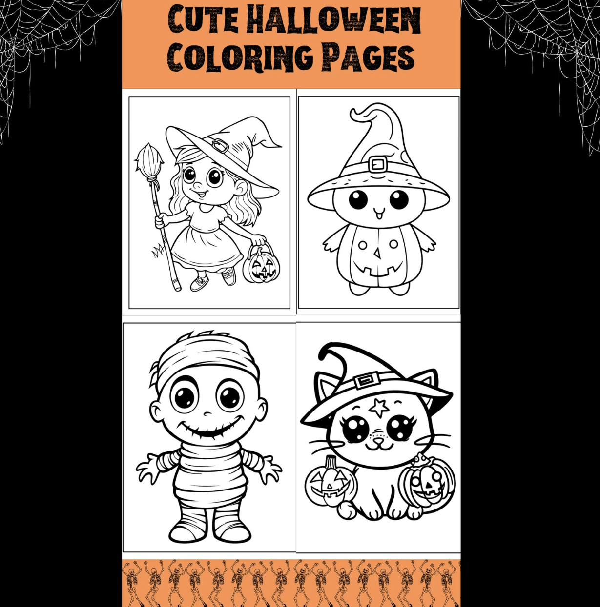 Halloween Coloring & Activity Book | 1900+ Pages, Printable Bundle (PDF Download)