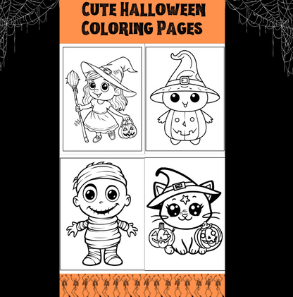 Halloween Coloring & Activity Book | 1900+ Pages, Printable Bundle (PDF Download)