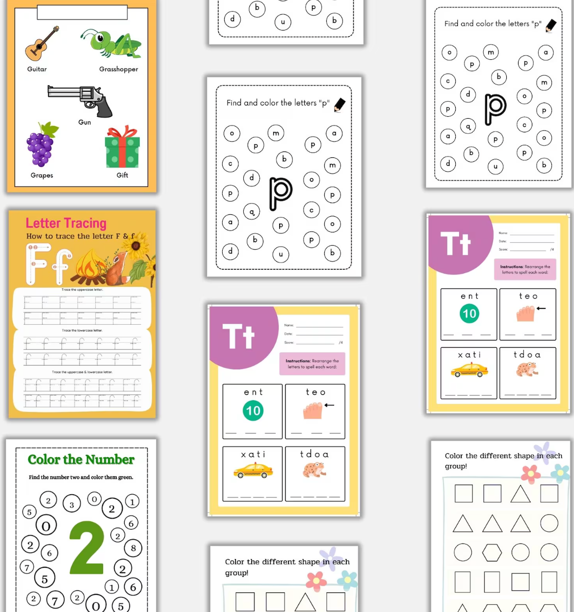 20,000+ Kids Learning Activities Bundle | Homeschool and Classroom Worksheets | Kids Planners & Printables | Educational Digital Download