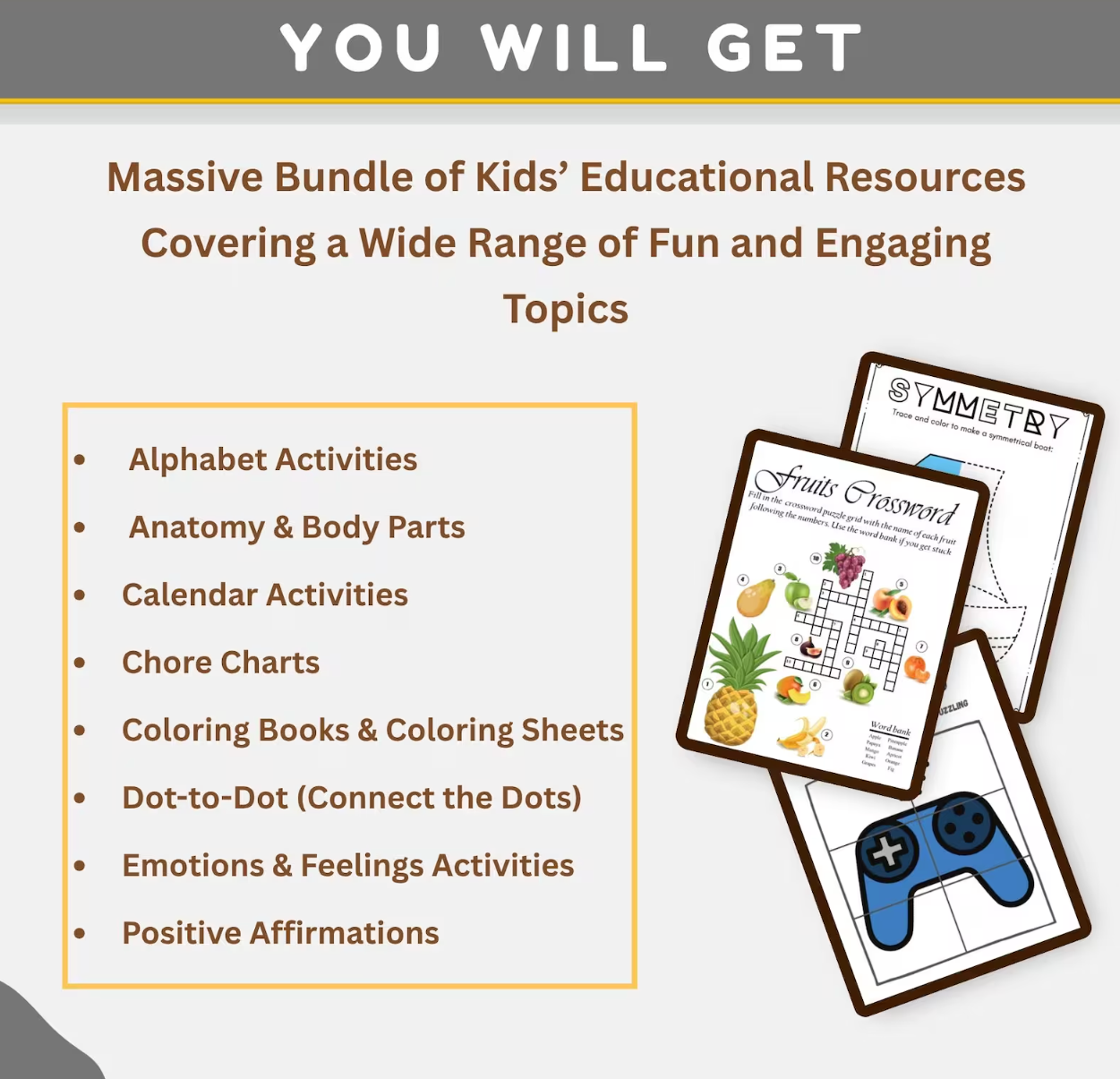 20,000+ Kids Learning Activities Bundle | Homeschool and Classroom Worksheets | Kids Planners & Printables | Educational Digital Download