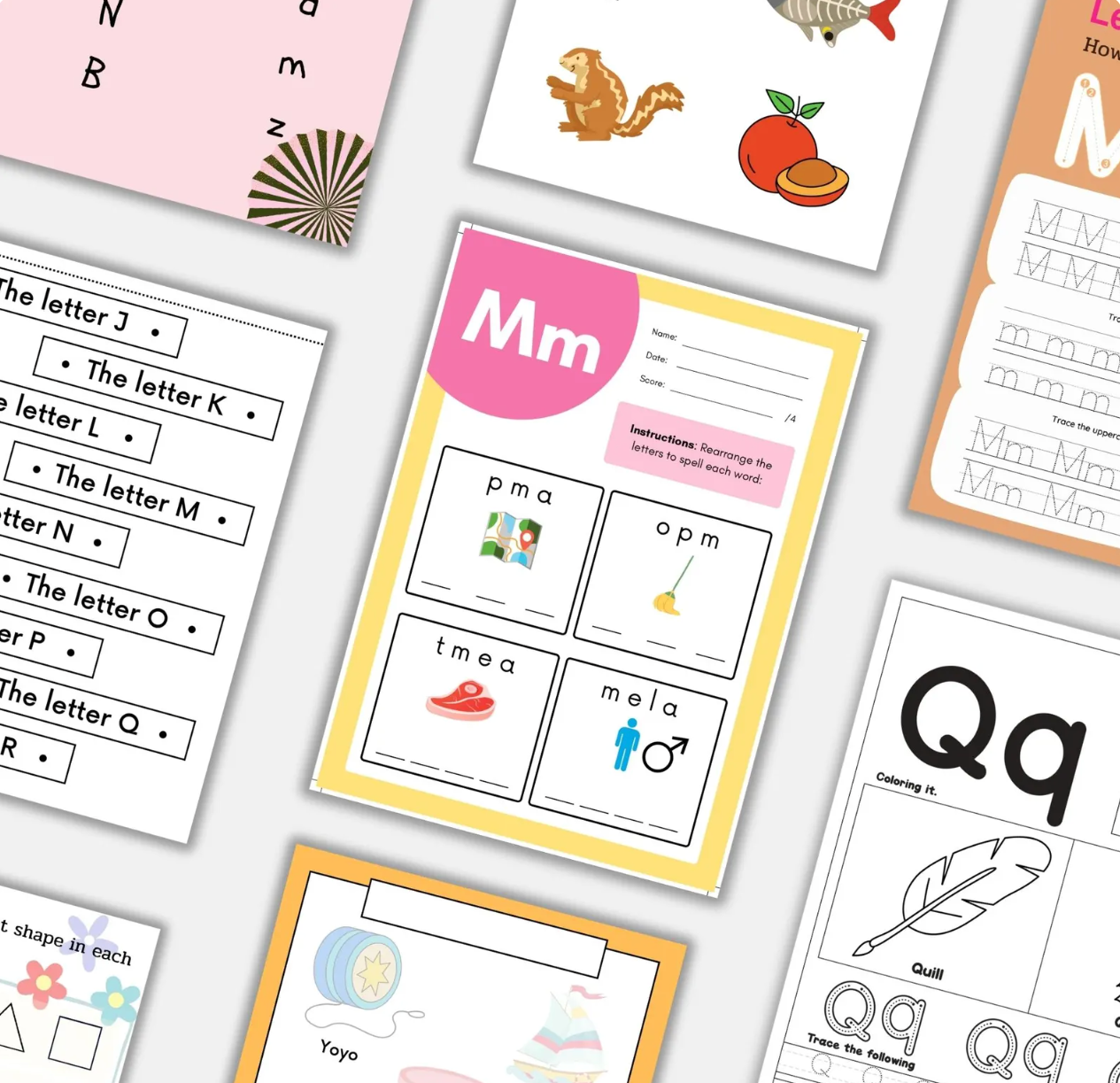 5000+ Kids Learning Activities Bundle | Homeschool Worksheets & Planners | Printable Coloring Pages and Educational PDF Download