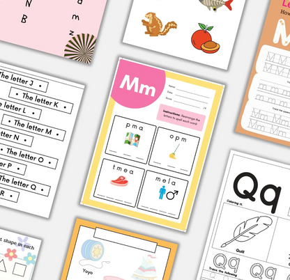 5000+ Kids Learning Activities Bundle | Homeschool Worksheets & Planners | Printable Coloring Pages and Educational PDF Download